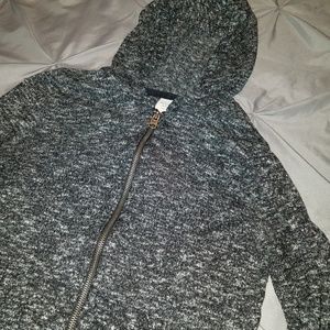 Nice hooded zip up sweater A&F